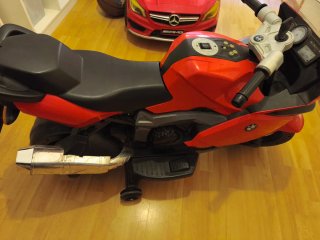 Moto batería Infantil BMW Roja