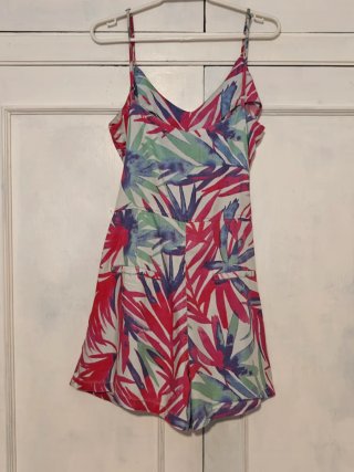 Mono corto Salsa estampado tropical  100% Tencel