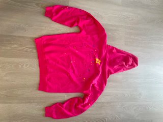 Sudadera Spider Rosa con Telaraña