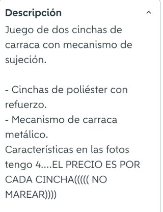 Cinchas de carraca naranjas