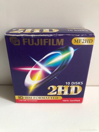 Disquetes Fujifilm 2HD MF2HD 25uds