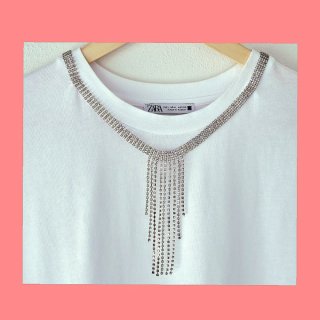 Camiseta joya ZARA Talla L