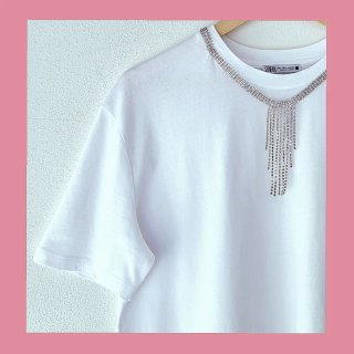Camiseta joya ZARA Talla L