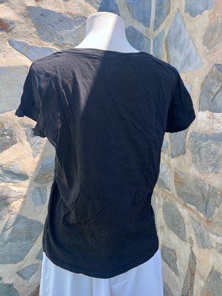 Camiseta Negra Don't Worry Talla L