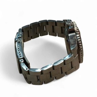 RELOJ STEELDIVE AUTOMATICO 300M ESFERA NEGRA CORREA PLATEADA NH35 DIVE