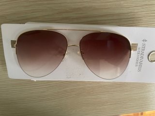Gafas Aviador Stradivarius Marrón y Dorado