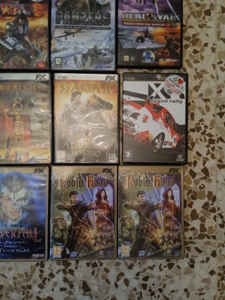 Lote Juegos PC DVD FX Completos en Caja con todo