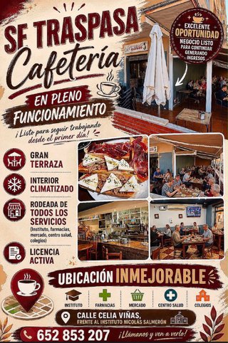 Traspaso Cafeteria