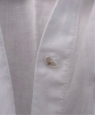 Vestido Massimo Dutti Lino Blanco Talla L