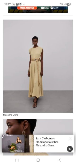 Vestido Massimo Dutti Edición Limitada T.36