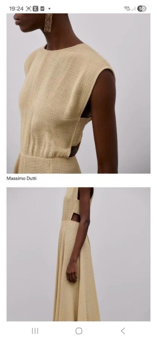 Vestido Massimo Dutti Edición Limitada T.36