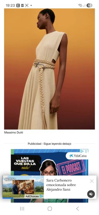 Vestido Massimo Dutti Edición Limitada T.36