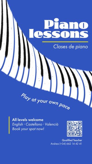 Piano lessons in Valencia/Clases piano en Valencia