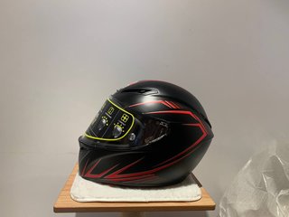 Casco AGV Veloce S Predatore Talla MS Negro/Rojo