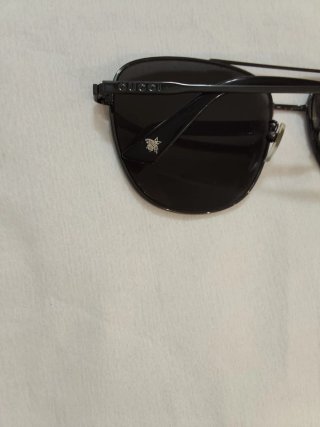 Gafas Gucci Aviador Metálicas Negras