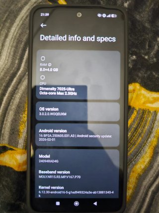 Xiaomi Redmi Note 14 5G 256GB Nero