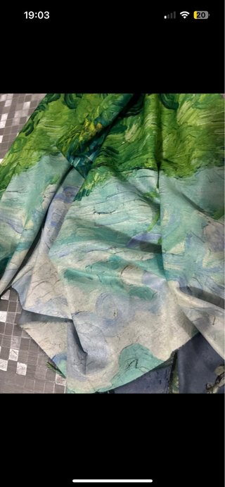 Foulard con stampa floreale