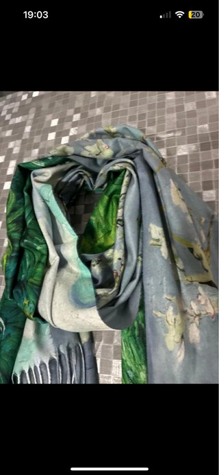 Foulard con stampa floreale