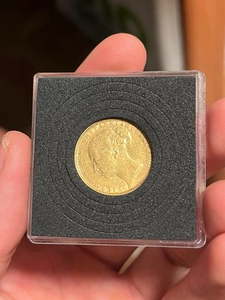 Moneda de Oro Soberano Isabel II
