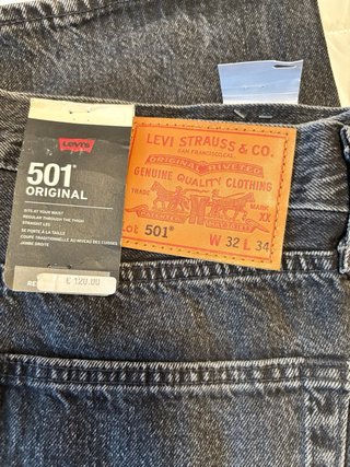Levi's 501 Originales W32 L34 Nuevos