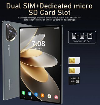 Tablet LEICE 9 Pro Gold nueva comprobado.