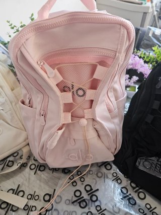 Mochilas Alo Beige y Rosa Alta Calidad
