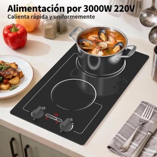 Placa Inducción VBGK 2 fuegos 3000W 220V