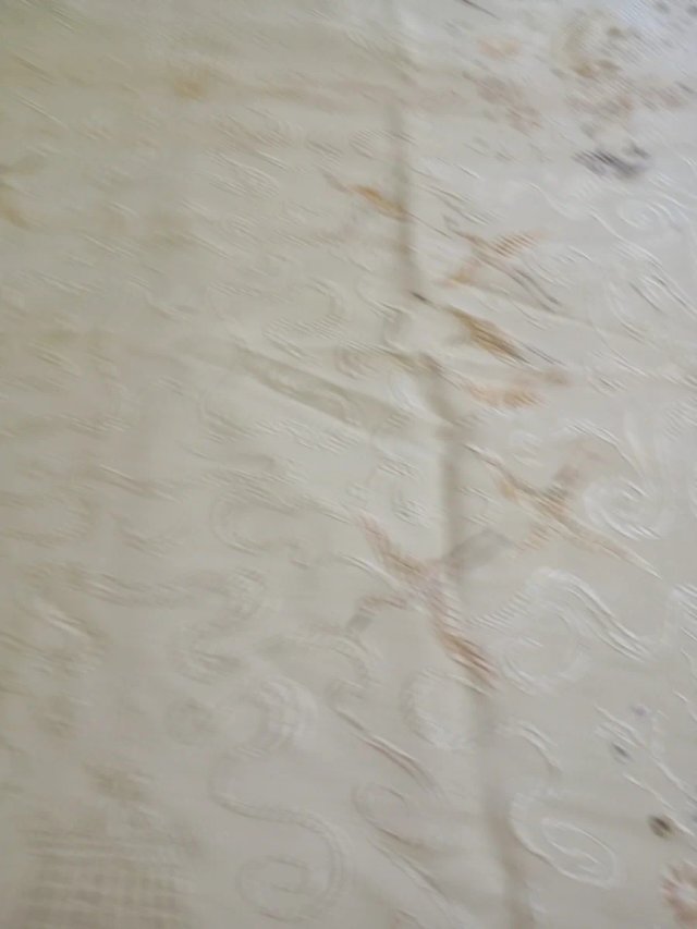Colcha japonesa seda geishas aves cigüeñas