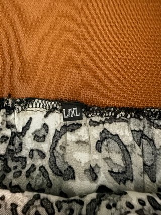Falda larga estampado animal