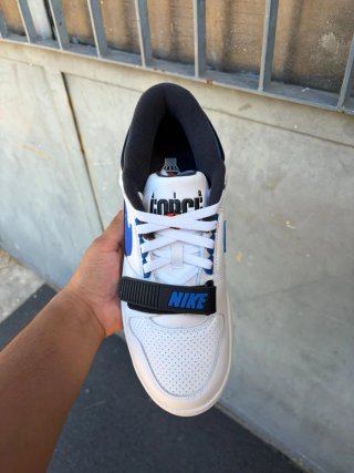 Nike AAF88 Scarpe da Ginnastica Bianche e Blu
