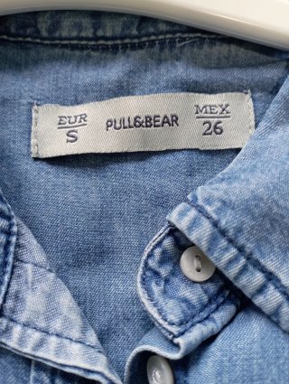 Top denim Pull&Bear Talla S