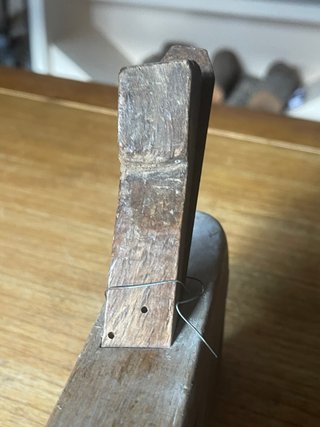 Cepillo de moldura antiguo carpintero 21 cm c.1880
