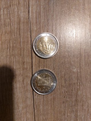 2 Monedas 2 Euros Italia 2025