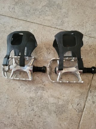 Pedales de Bicicleta Plataforma Negra