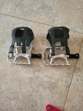 Pedales de Bicicleta Plataforma Negra