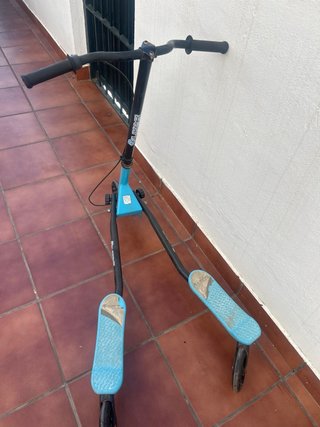Patinete 3 ruedas azul patinete de tres ruedas