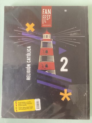 Libro Religión Católica 2, Secundaria, Edelv