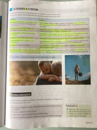 Libro Religión Católica 2, Secundaria, Edelv