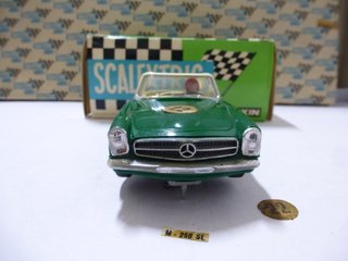 Scalextric Exin Mercdes 250 SL Verde Techo??