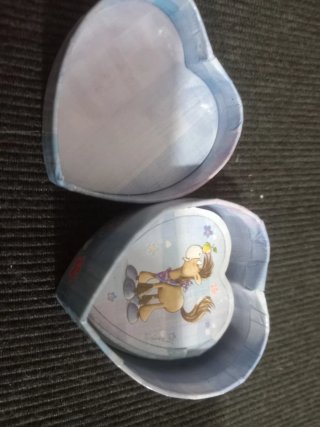 Scatolina Diddlina a forma di cuore