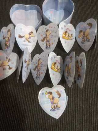 Scatolina Diddlina a forma di cuore
