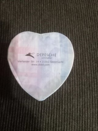 Scatolina Diddlina a forma di cuore