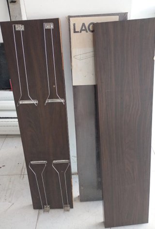 3 Estantes Pared Ikea Lack Madera Metal