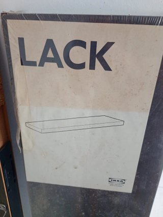 3 Estantes Pared Ikea Lack Madera Metal