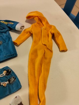 Vestiti Barbie Vintage: Cappotto, Gonna, Tuta