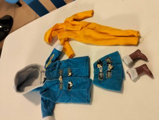 Vestiti Barbie Vintage: Cappotto, Gonna, Tuta
