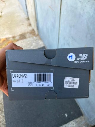 New Balance 740 Scarpe Uomo Nero Grigio