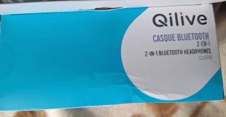 Cascos Qilive Bluetooth 2-en-1 Negros