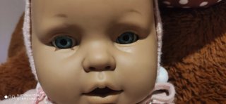 Muñeca bebé 60 cm con chupete