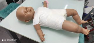 Muñeca bebé 60 cm con chupete